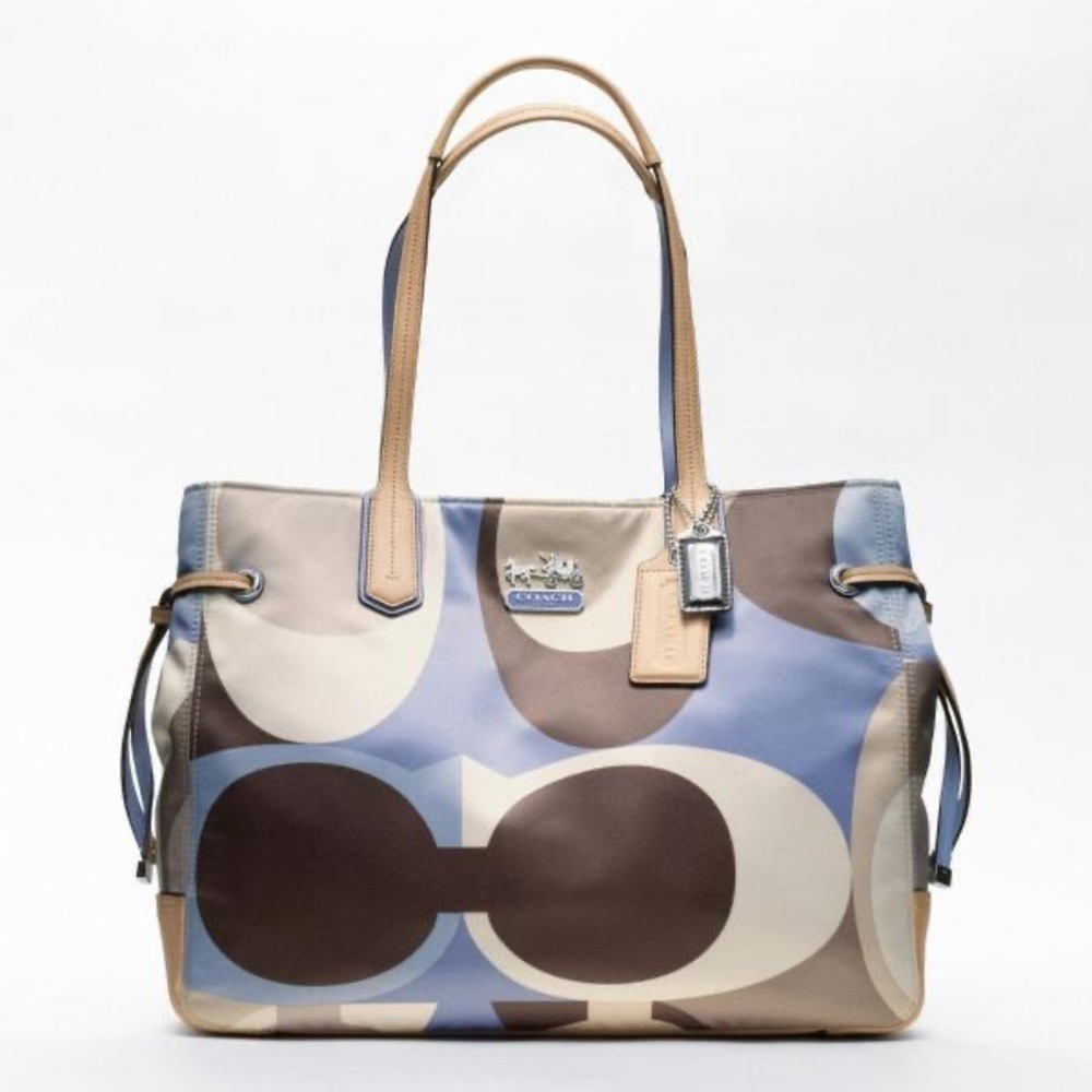 LIKE NEW❗️ COACH 18970 CHELSEA SCARF PRINT CHARLIE TOTE